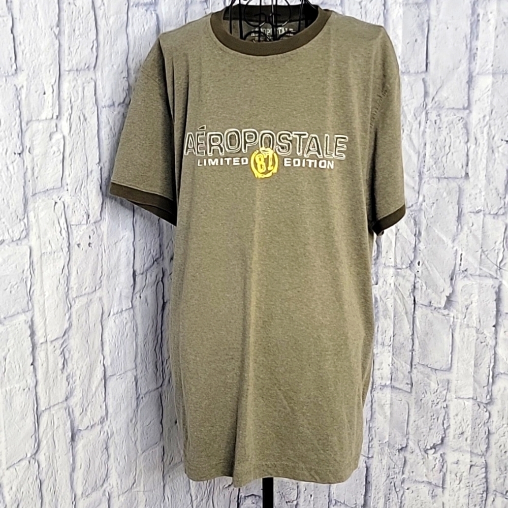 AEROPOSTALE Limited Edition Green Shirt Medium